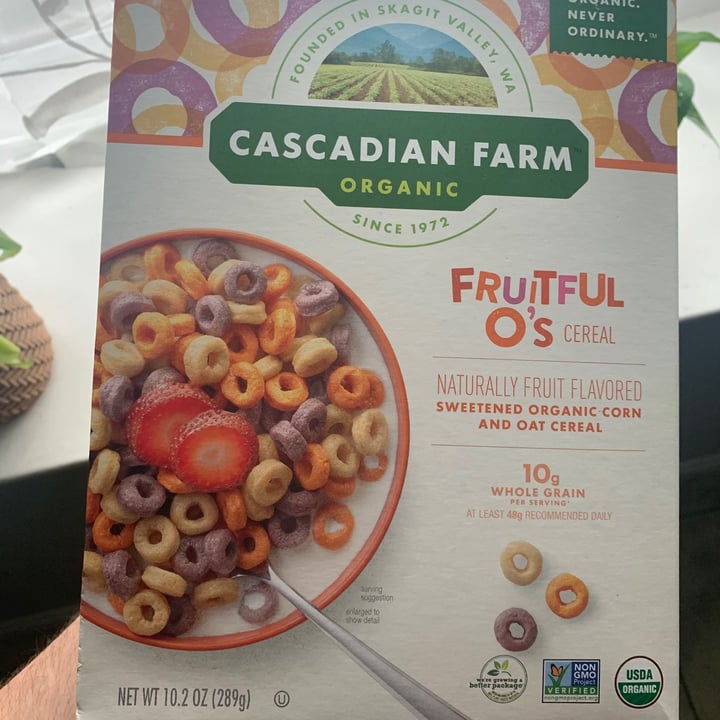 photo of Cascadian Farm Fruitful O’s shared by @jupiter on  08 May 2021 - review