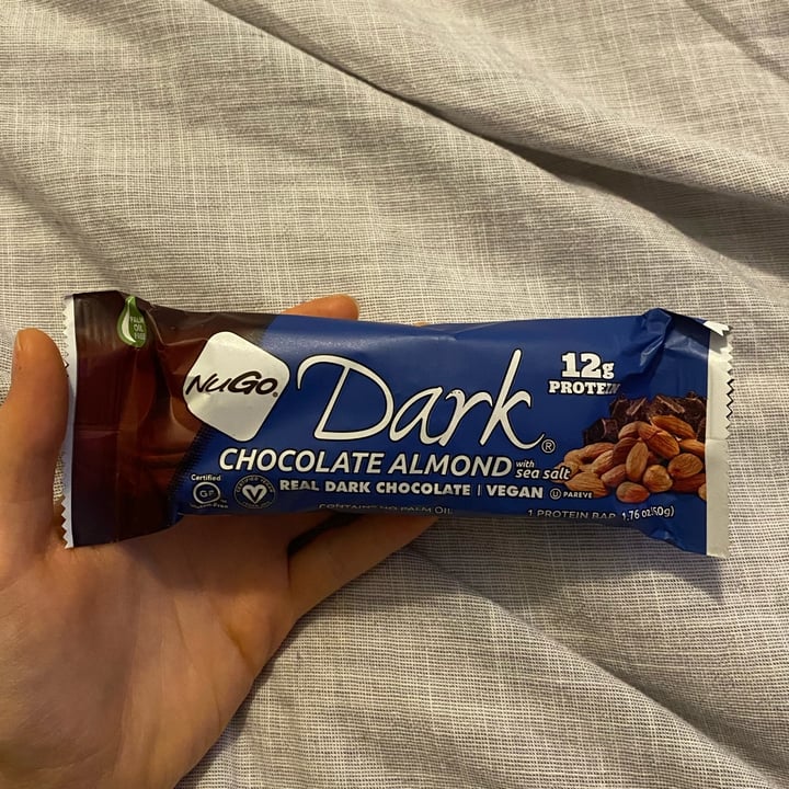 photo of NuGo Dark Chocolate Almond with sea salt shared by @bethany0990 on  11 Nov 2021 - review