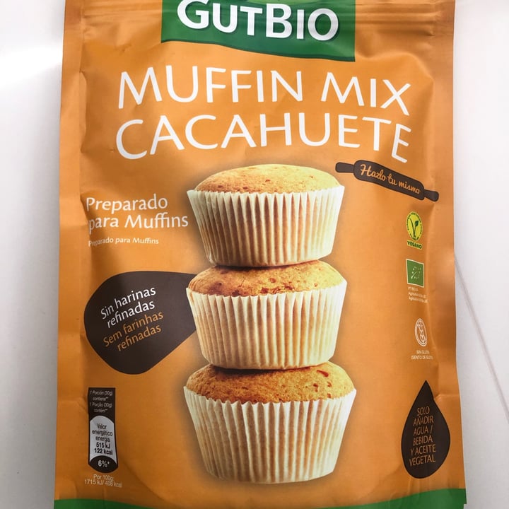 photo of GutBio Mix Muffin Cacahuete shared by @canelitolluna on  22 Mar 2022 - review