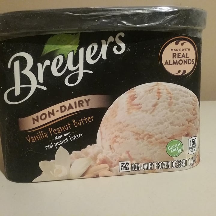 photo of Breyers Non Dairy Vanilla & Peanut Butter Ice Cream shared by @michelemostacci on  07 Jun 2021 - review
