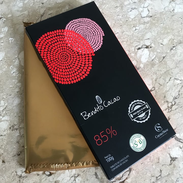 photo of Bendito Cacao Bendito cacao 85 % shared by @loureiroree on  19 Apr 2022 - review