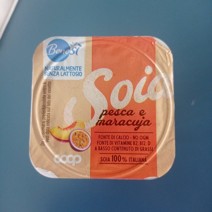 review photo of Bene.Si coop Yogurt Soia Pesca E Maracuja shared by @imartina97 on 25 Oct 2022 - review