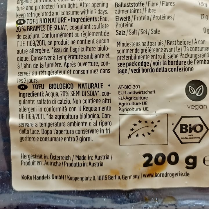 review photo of Koro Bio Tofu shared by @minniarte on 20 Oct 2022 - review