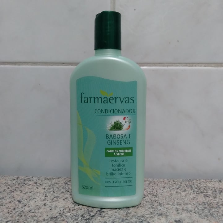 review photo of Farmaervas Condicionador Babosa e Ginseng shared by @lismartinho on 24 Apr 2022 - review