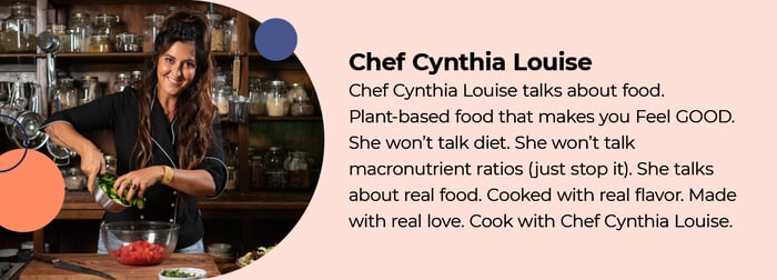 Chef Cynthia Louise