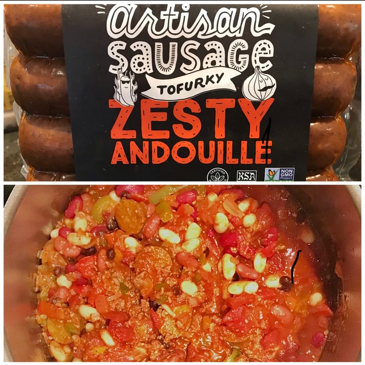 photo of Tofurky Artisan Sausage Zesty Andouille shared by @kimachambers on  22 Jun 2021 - review