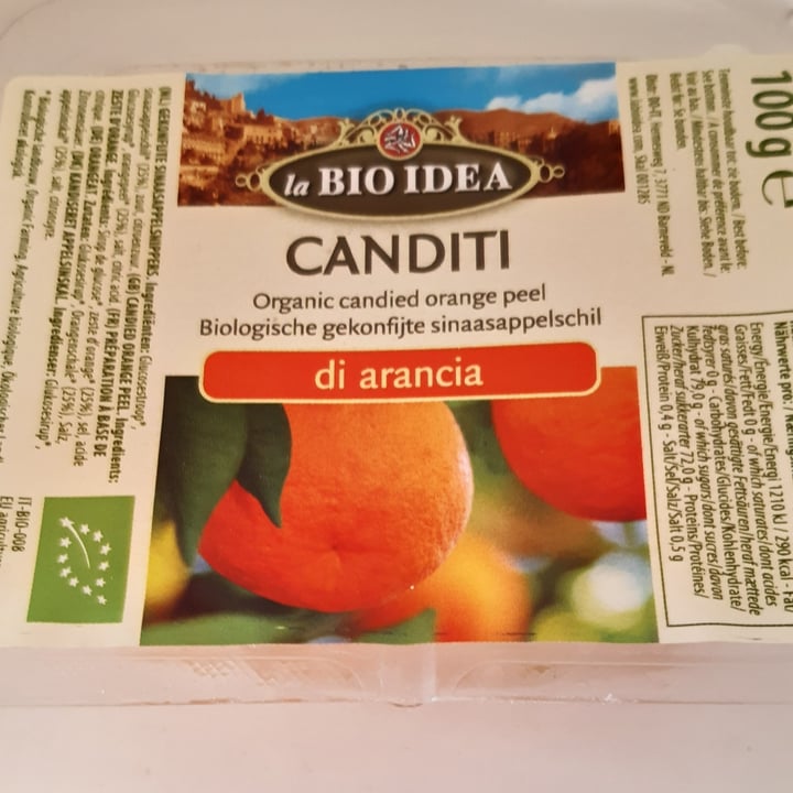review photo of La Bio Idea canditi all'arancia shared by @labea on 09 May 2022 - review