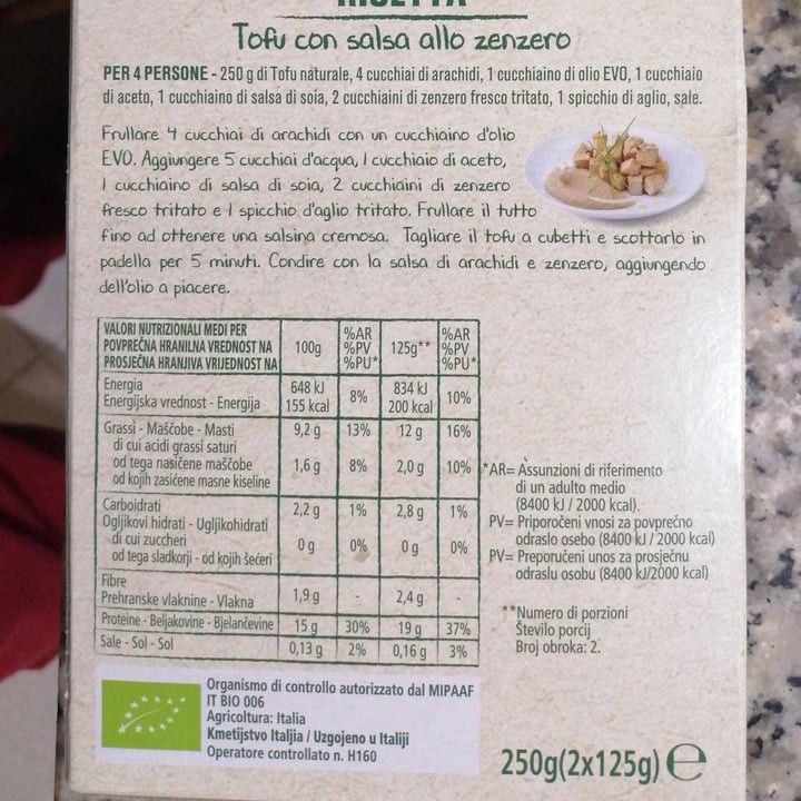 photo of Amo Essere Veg Tofu Al Naturale shared by @floriana97 on  20 Mar 2022 - review
