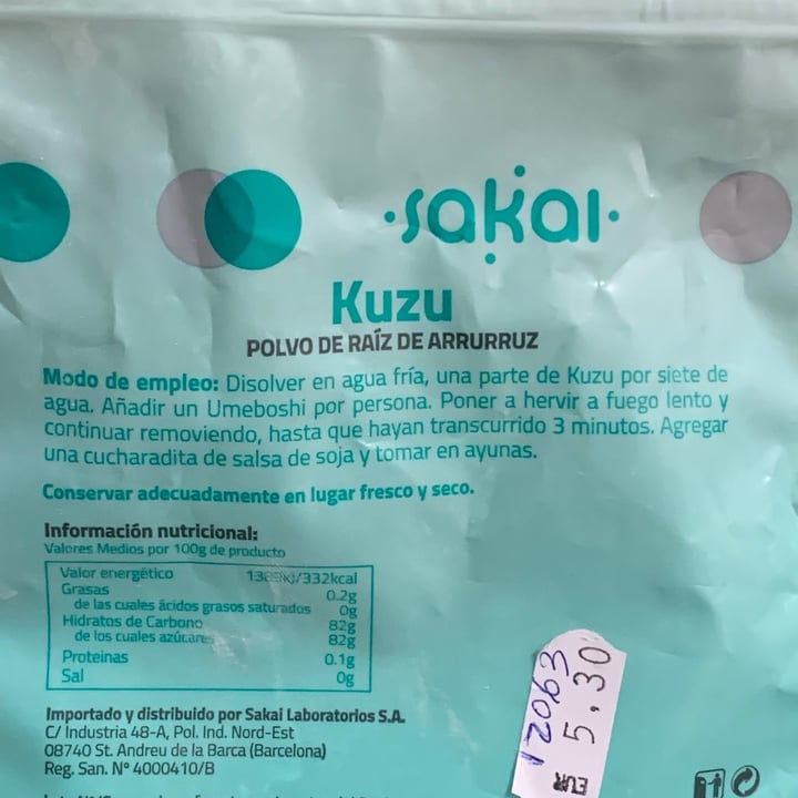 photo of Sakai Kuzu shared by @naivoncake on  21 Sep 2020 - review