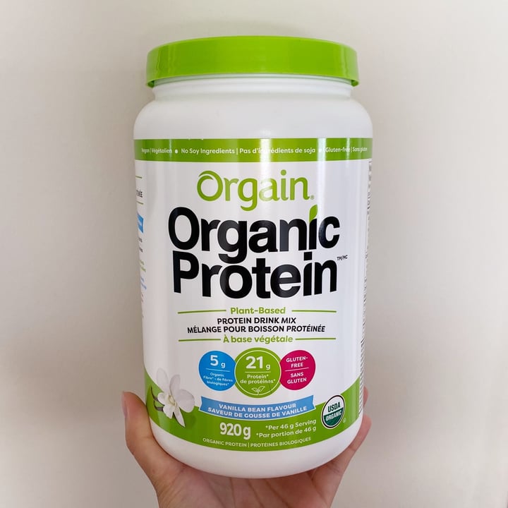 review photo of Orgain Orgain Plant Based Protein Powder Vanilla Bean shared by @christinesong on 09 Sep 2021 - review