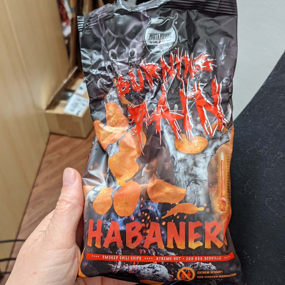Puszta Peppers Burning Pain Habanero Smoked Chili Chips Reviews