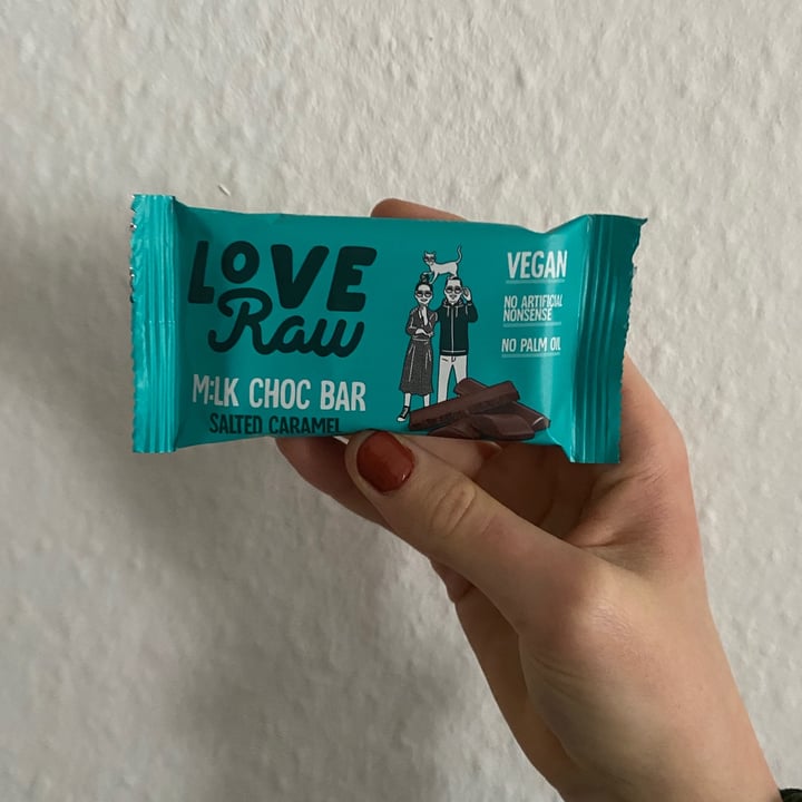 photo of LoveRaw M:lk Choc Bar (Salted Caramel) shared by @holasoymylk on  29 Dec 2020 - review
