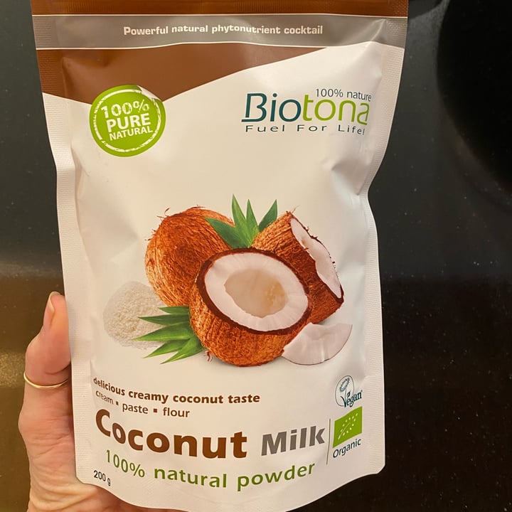 photo of biotona Powder of coconut milk shared by @giuliadini on  18 Mar 2022 - review
