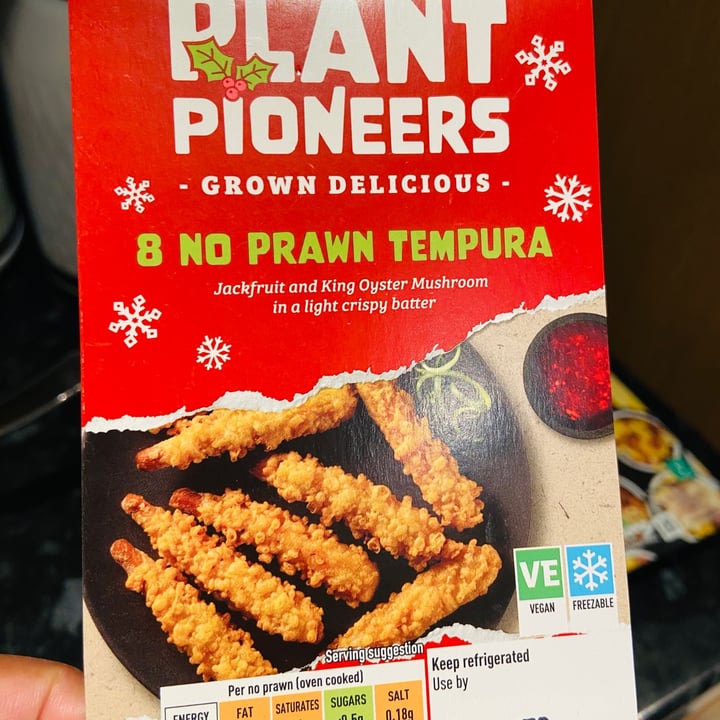 review photo of plant pioneers sainsburys Prawn Tempura - Jackfruit And King Oyster Mushroom shared by @tameshka on 18 Dec 2022 - review