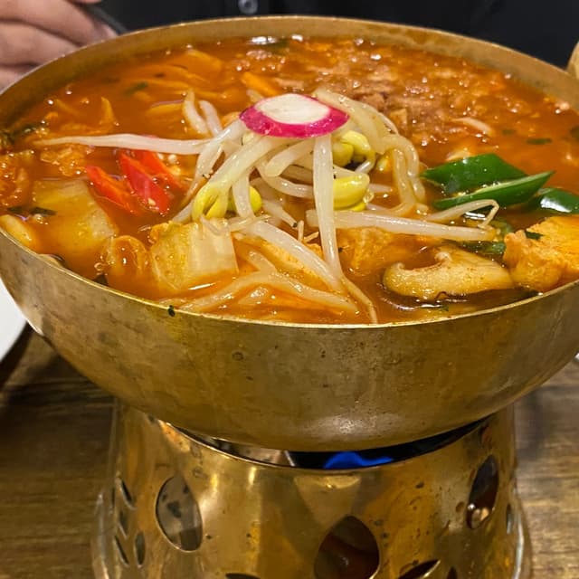 Photo of the dish “짬뽕 Jjampong (Spicy Noodle Soup)”
