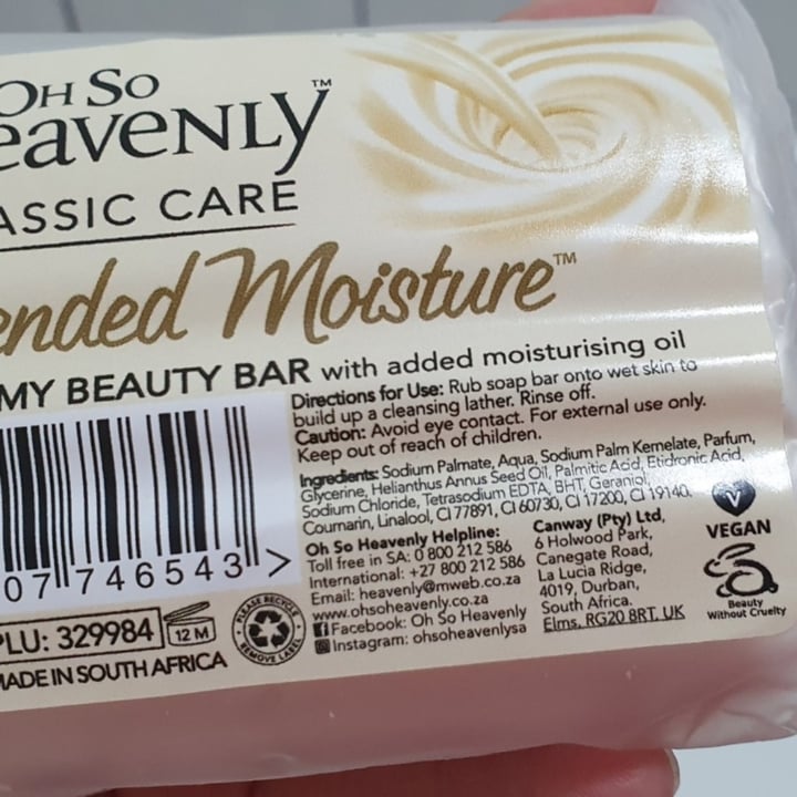 photo of Oh So Heavenly Extended Moisture Creamy Beauty Bar shared by @livingkindly on  07 Jun 2022 - review