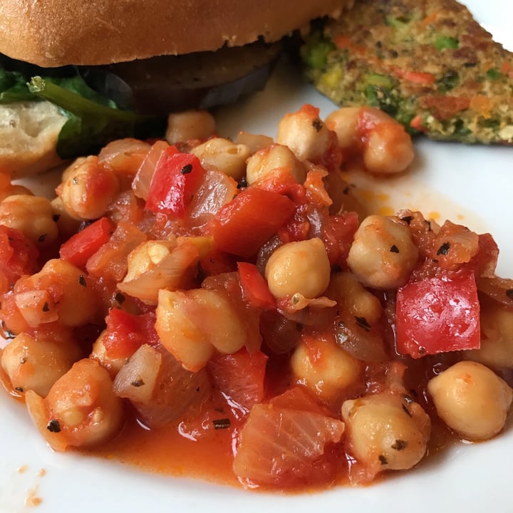 review photo of Dewick-MacPhie Dining Center Chickpeas and Vegetables shared by @healthnut on 02 Oct 2018 - review
