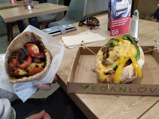 Foto do prato “Pitas de Seitan”