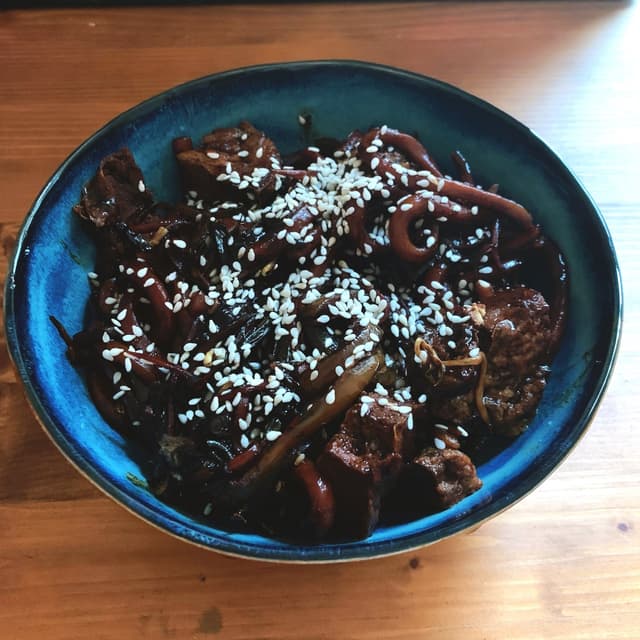 菜肴“Black Magic Udon”的照片