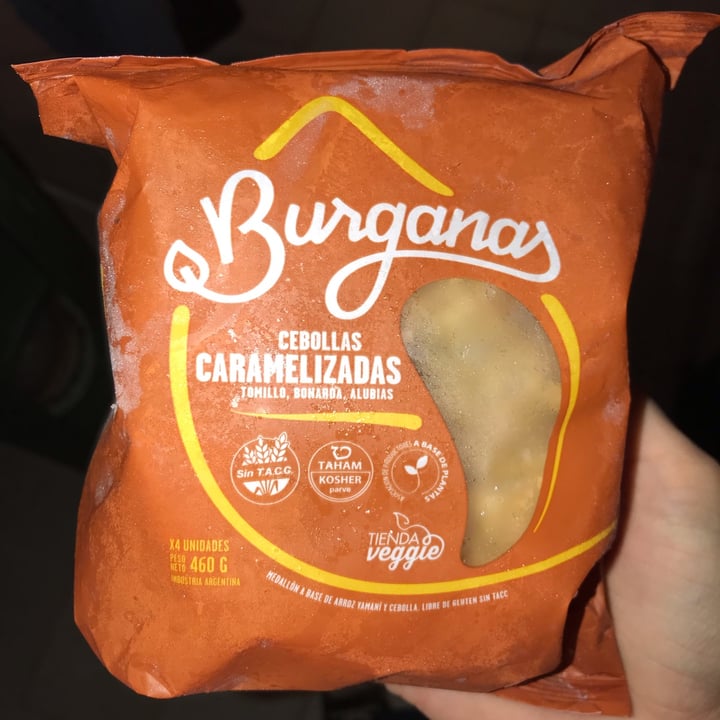 review photo of Tienda Veggie burganas cebollas caramelizadas shared by @catagordon on 09 May 2022 - review