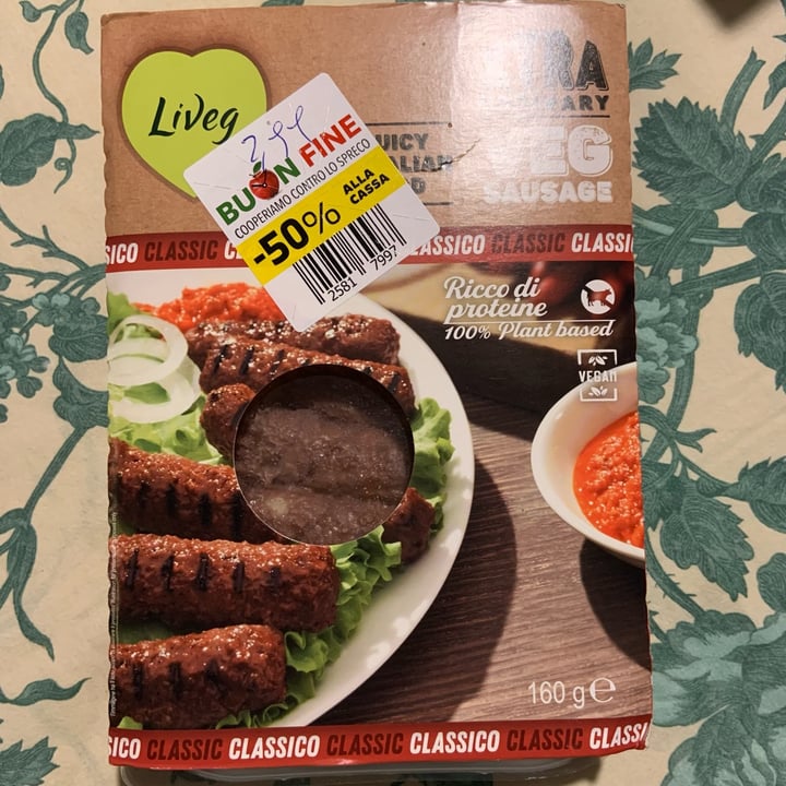 photo of Liveg Veg sausage shared by @josettep on  21 Mar 2022 - review