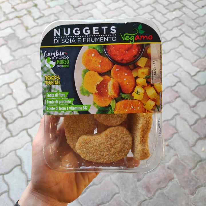 photo of Vegamo Nuggets di soia e frumento shared by @maribalio on  20 Jun 2022 - review