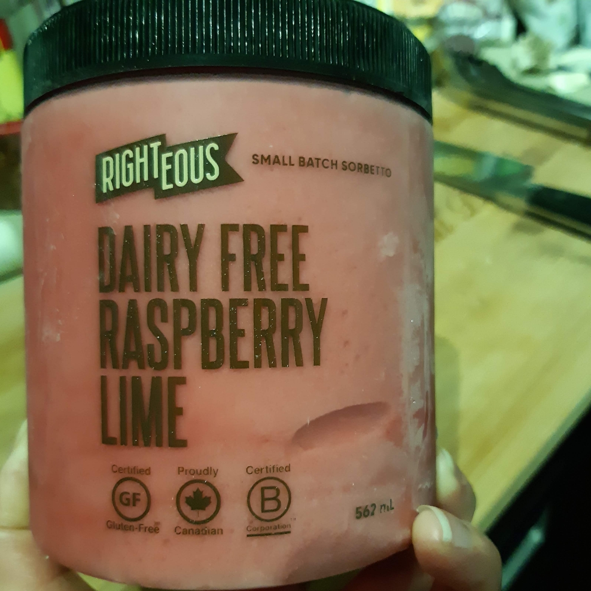 Rightous Raspberry Lime Dairy Free Raspberry Lime from Righteous - Vegan Product Reviews ...