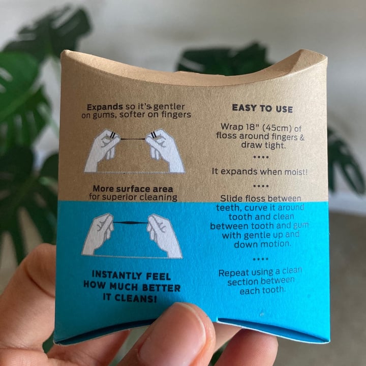 review photo of Dr. Tung's Activated charcoal floss shared by @teresannnnnn on 11 Oct 2020 - review