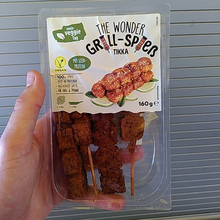 photo of Mein Veggie Tag The wonder Grillspieß tikka shared by @andras on  27 May 2021 - review