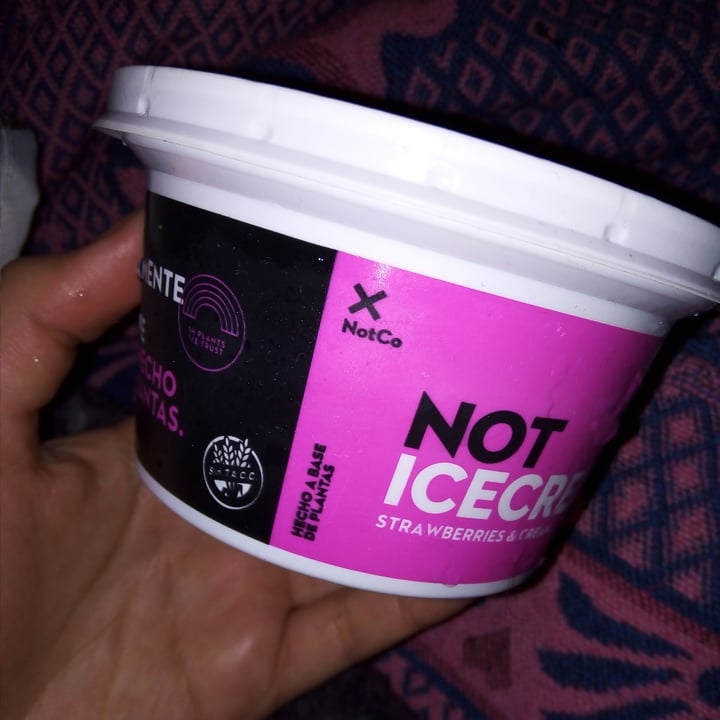 photo of NotCo Not Icecream Strawberries & Cream Mini shared by @jujuli on  29 Jun 2021 - review