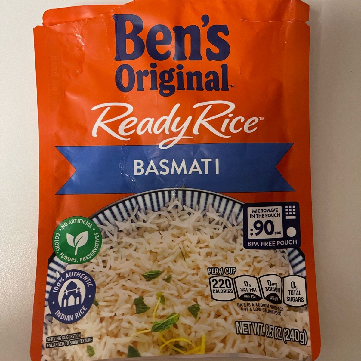 Ready Rice Basmati from Uncle Ben's - Vegan Product Reviews & Ratings ...