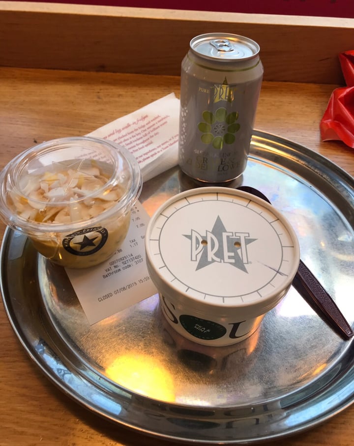 review photo of Pret A Manger Pea & Mint soup shared by @xpadrile on 19 Apr 2020 - review