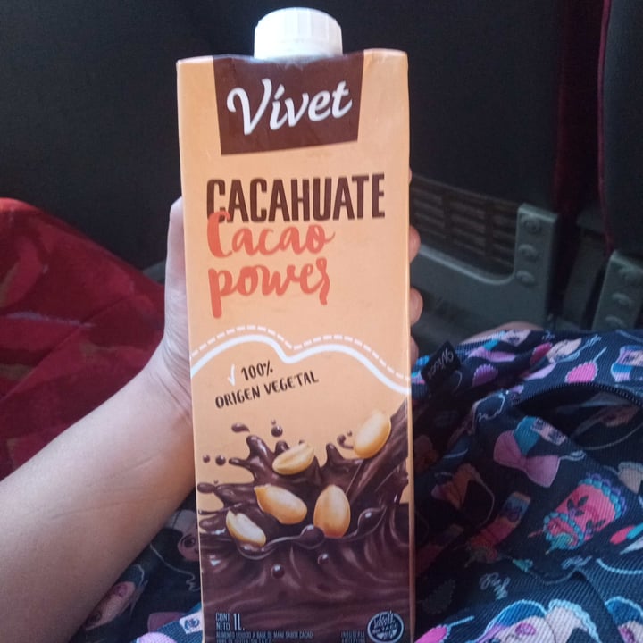 review photo of Vívet Leche de Cacahuate sabor Cacao Power shared by @camilarojasv on 20 Jan 2021 - review