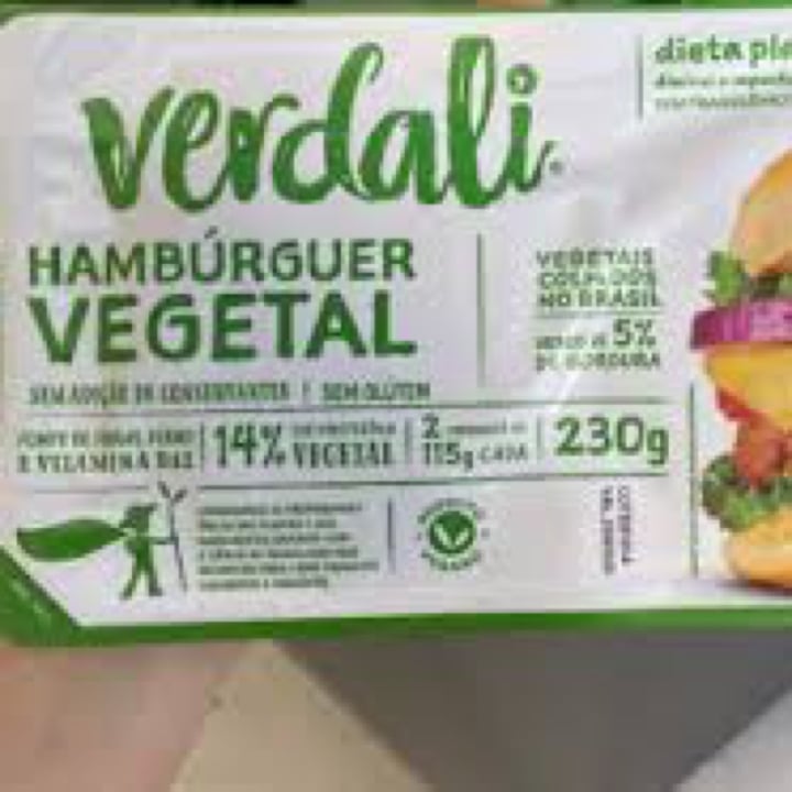 photo of Verdali Hambúrguer vegetal shared by @dioleitis on  09 Jun 2022 - review