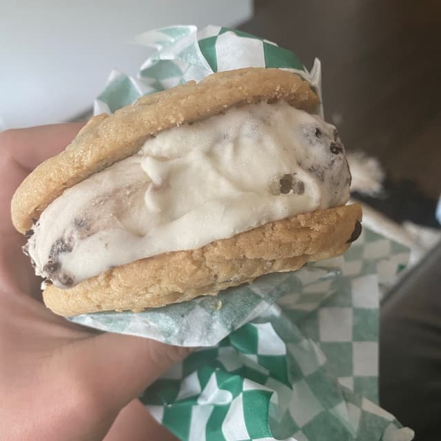 Photo of the dish “Chocolate Chip Cookie Ice Cream Sandwich”