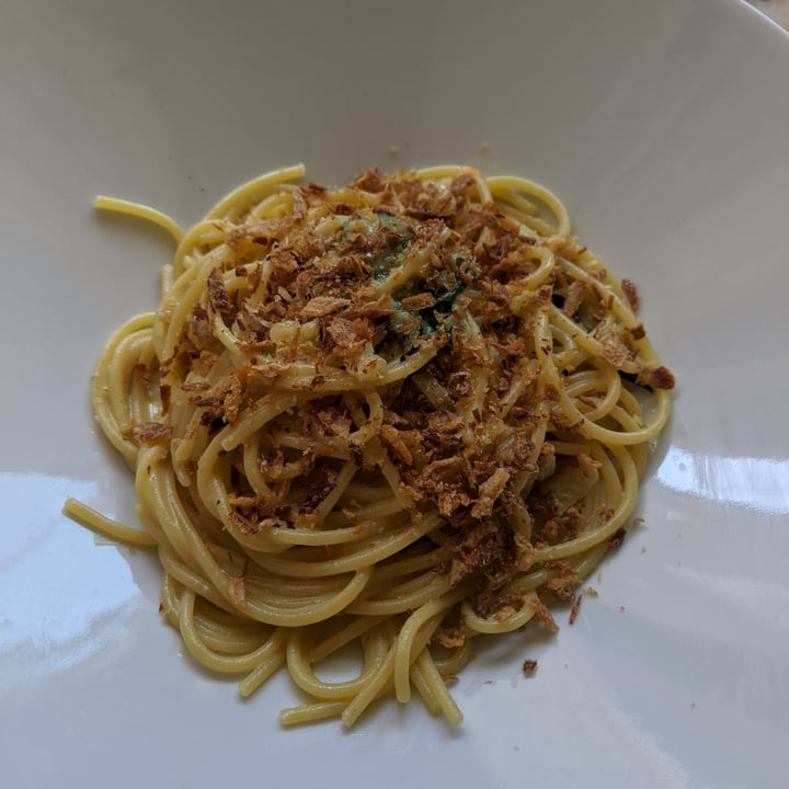 photo of Capra e Cavoli vegetariano, vegano e pesce Vegan Carbonara shared by @mchiarag on  25 Jul 2020 - review