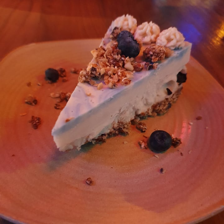 photo of Nourish Bistro Banff Cheese-less Cake: Blueberry Lemon shared by @anistavrou on  12 Oct 2022 - review