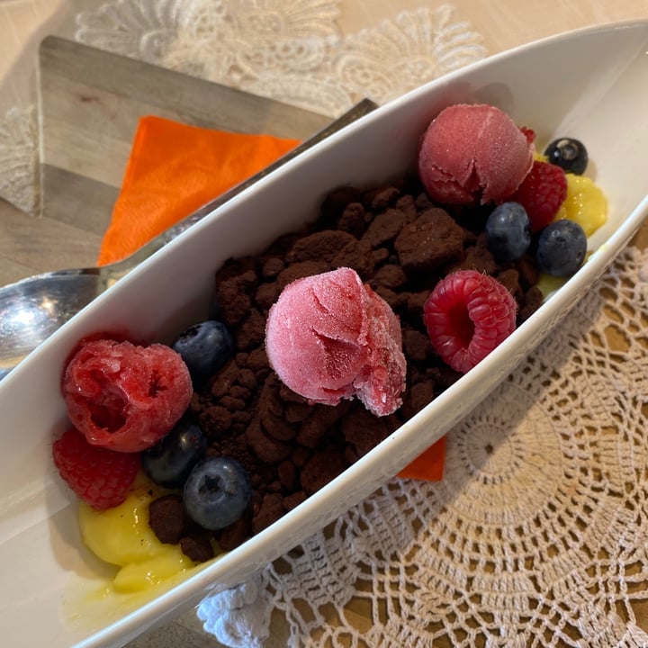 photo of Trattoria al Pirio Dolce "Le terre Veggy del Pirio" shared by @glendaluise on  31 Aug 2021 - review
