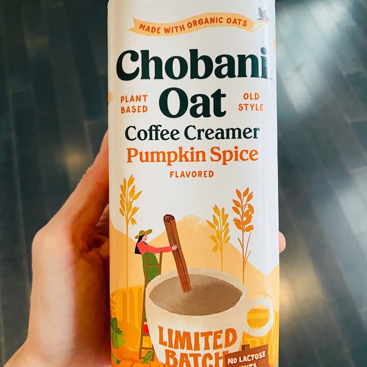 photo of Chobani Oat Coffee Creamer Pumpkin Spice shared by @beckyyy on  10 Oct 2020 - review