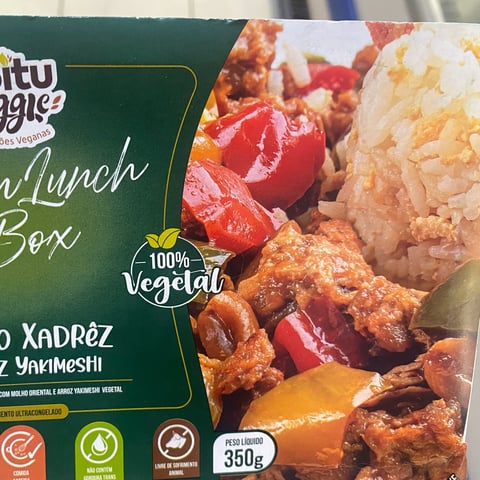 FRANGO XADREZ VEGAN LUNCH BOX 350G BOITU VEGGIE