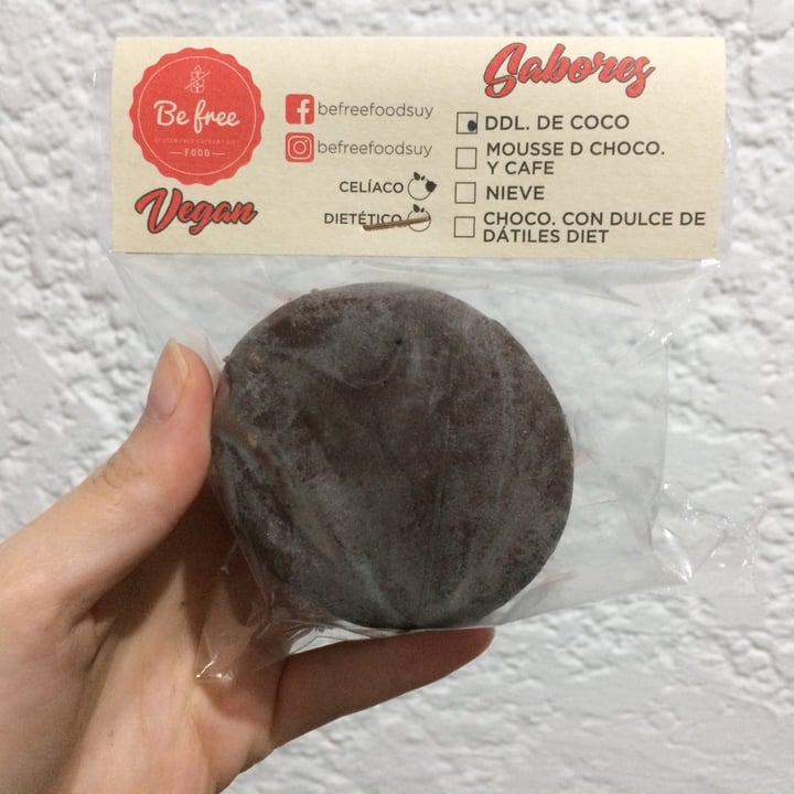 photo of Be Free Alfajor de Chocolate shared by @adrus87 on  24 Jul 2020 - review