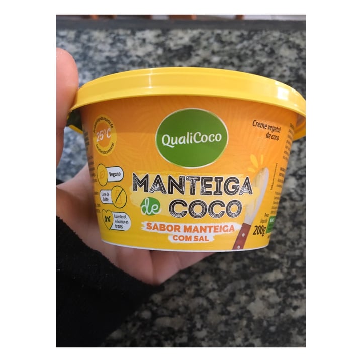 photo of Qualicoco Manteiga de coco shared by @gabipanini on  31 Jul 2021 - review