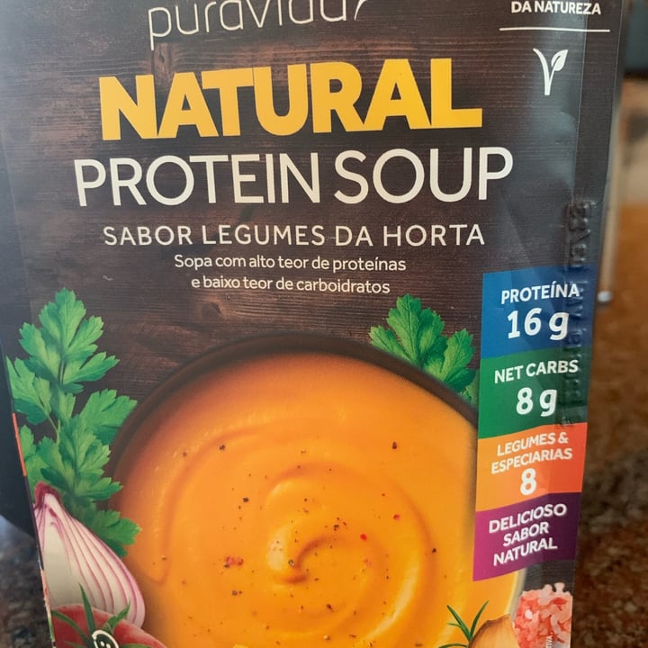 review photo of puravida Natural Protein Soup Sabor Legumes da Horta shared by @rocremaschi on 02 Aug 2022 - review