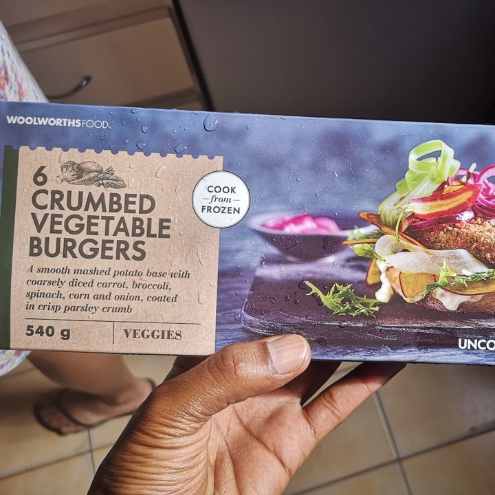 photo of Woolworths Food Crumbed Vegetable Burgers shared by @mrtraam on  21 Dec 2021 - review