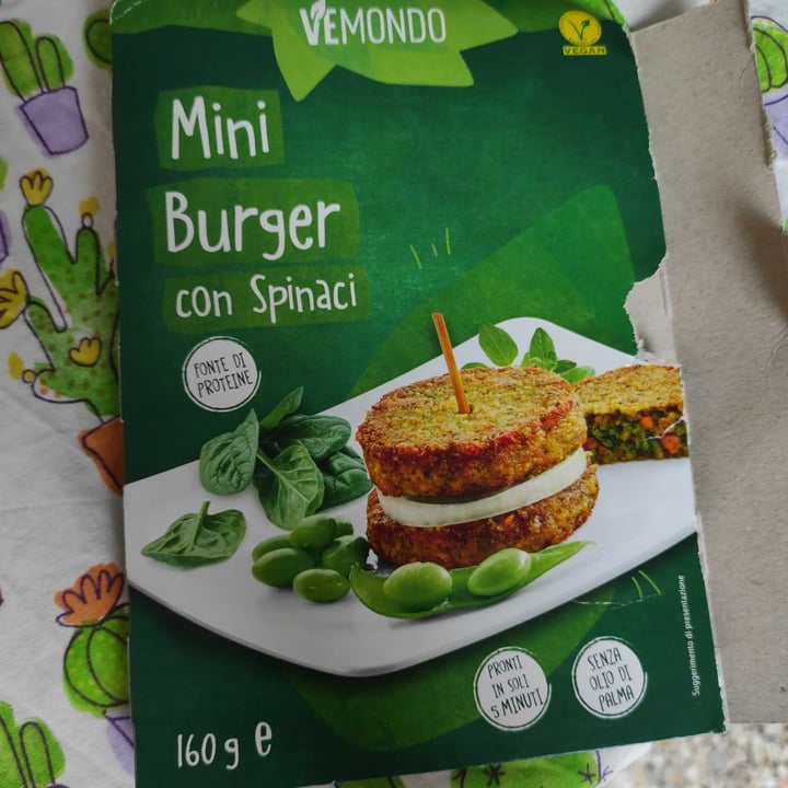 review photo of Vemondo Mini burger con spinaci shared by @saradlm on 30 Apr 2022 - review