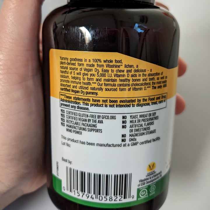 photo of Country Life Vitamins Vegan D3 Gummies shared by @debbiey on  24 May 2022 - review