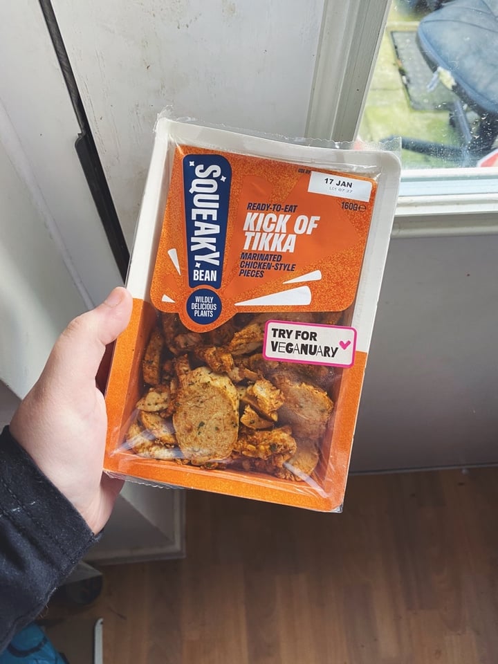 photo of Squeaky Bean Kick Of Tikka shared by @veganlibby on  10 Jan 2020 - review