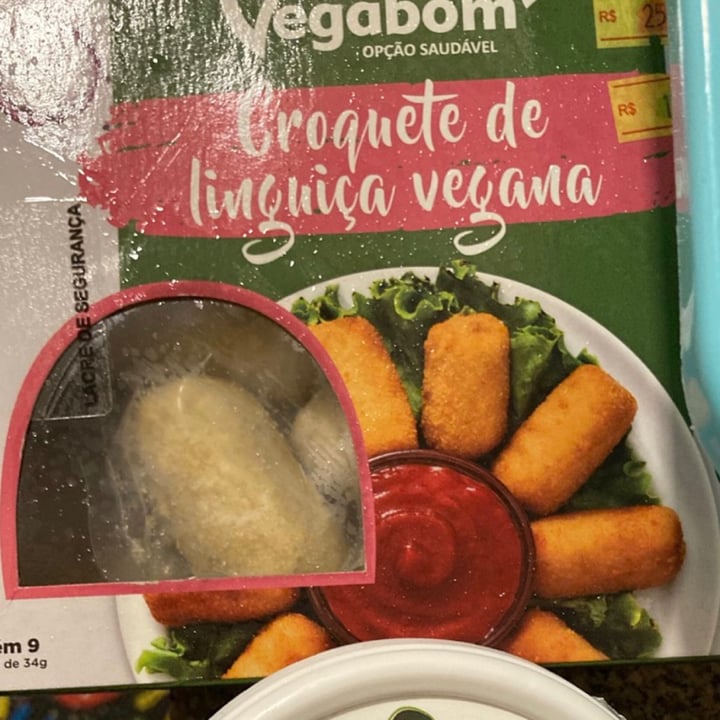 photo of Vegabom Croquete De Linguiça Vegana shared by @despertardafenix on  05 Aug 2021 - review