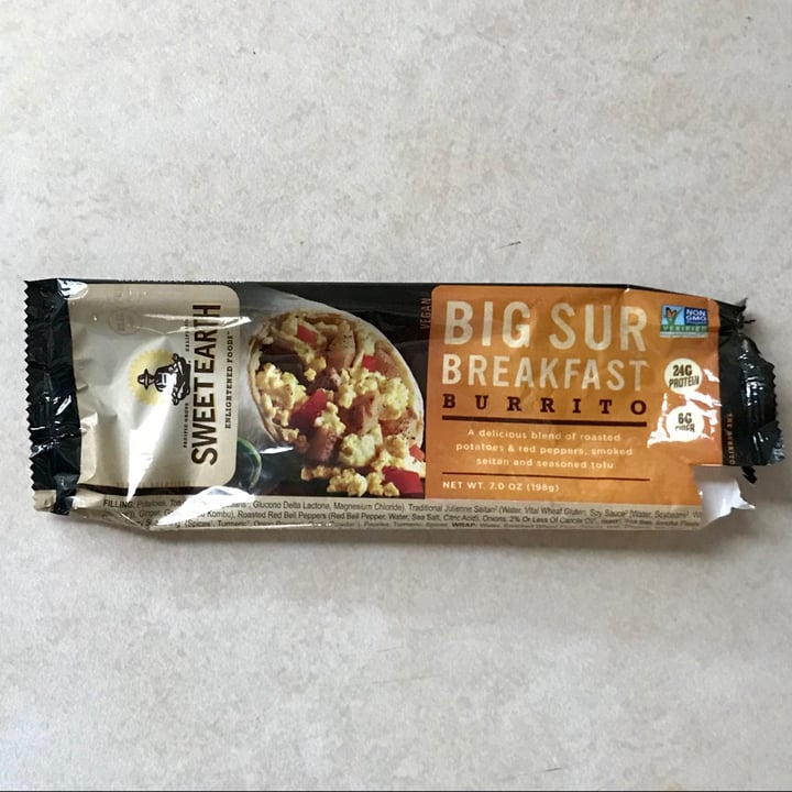 photo of Sweet Earth Big Sur Breakfast Burrito shared by @oddish on  13 Feb 2021 - review