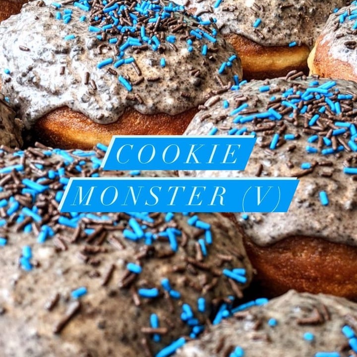 photo of Crave Doughnuts Cookie Monster shared by @fsshealth on  31 Oct 2021 - review